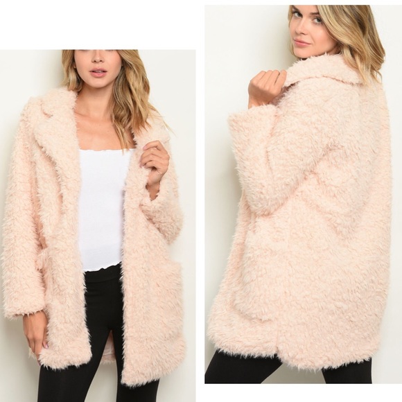 🤩Camelia Blush Sherpa Coat🌟 - Picture 3 of 4